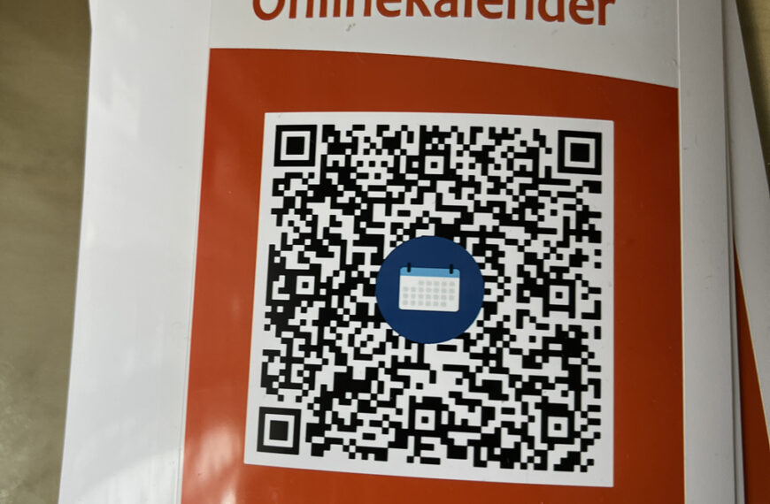 Neue QR-Codes am Schaufenster!